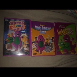 3 pack of Barney movies